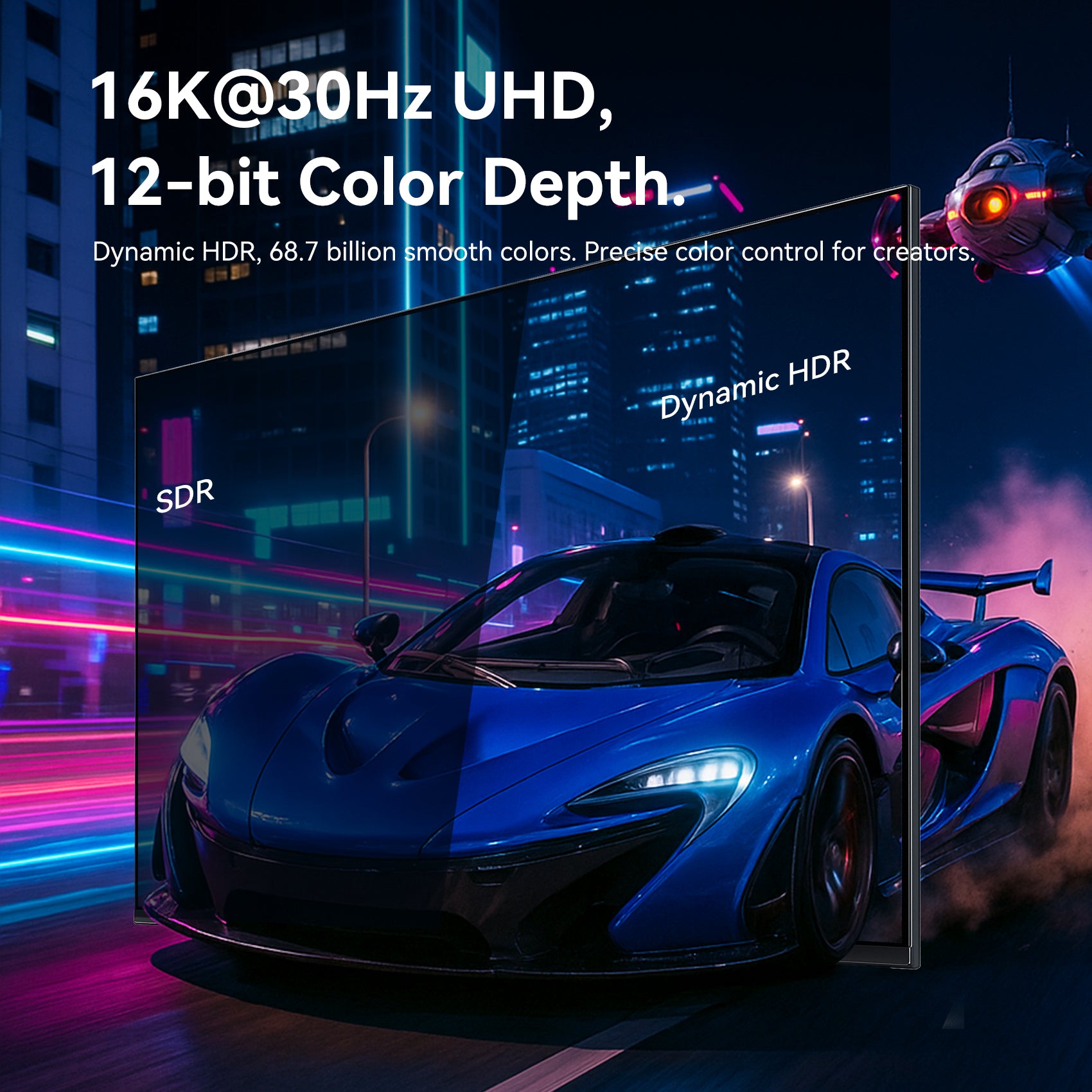 Vention 16K USB-C to DisplayPort Cable