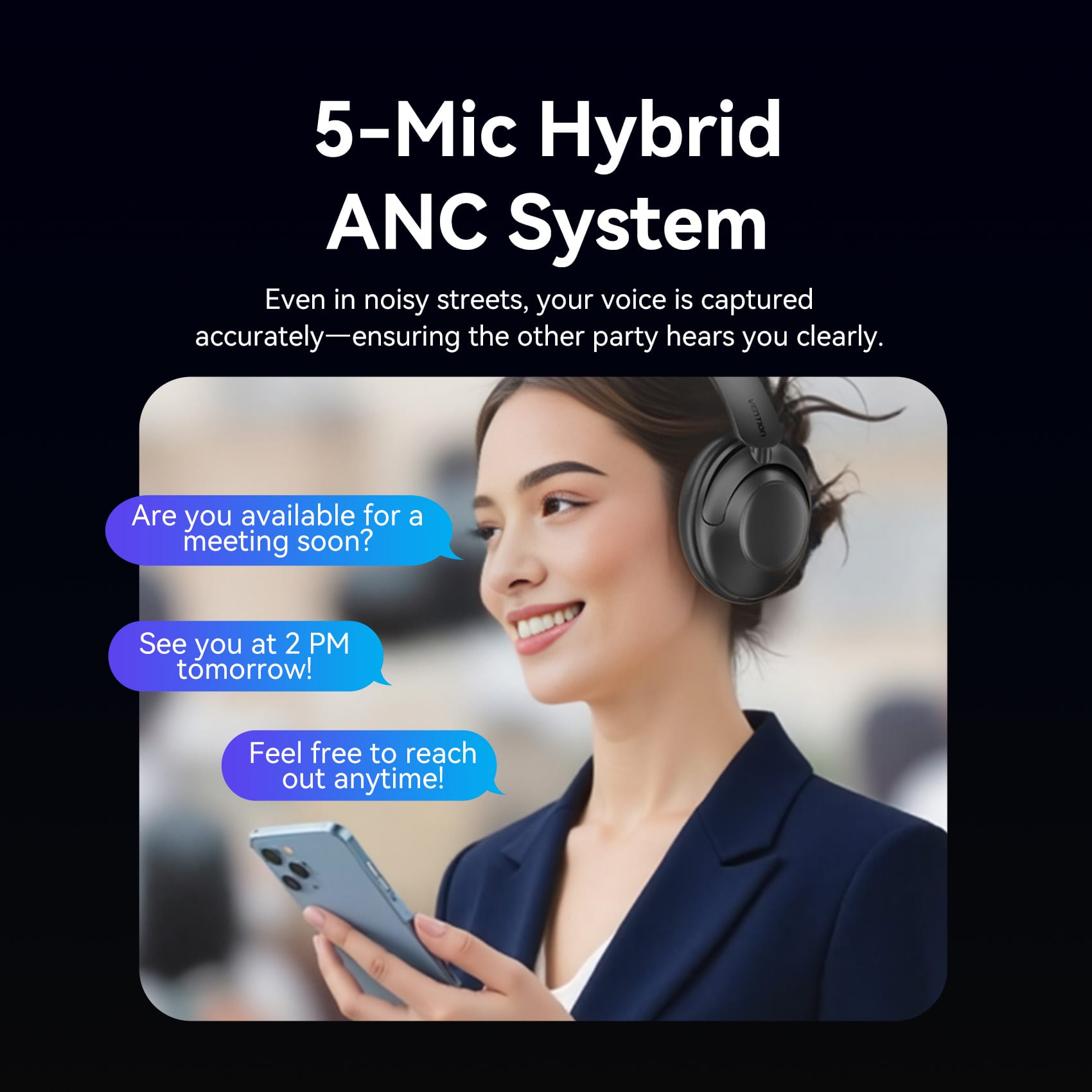 Vention Echo Clarity LH01 Wireless Headphone