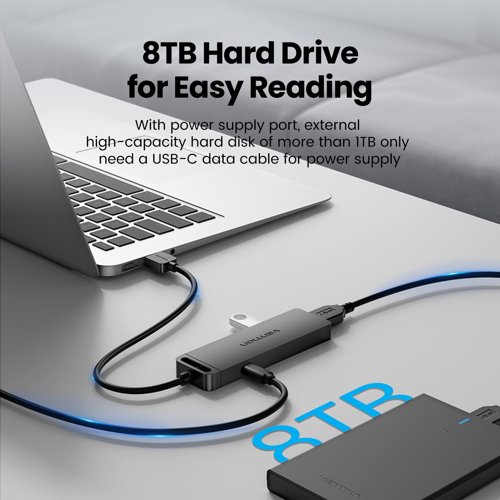 Vention 5-in-1 USB 3.0 Hub