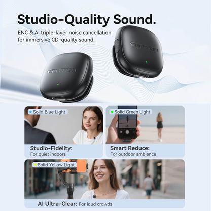 Vention Wireless Clip-On Microphone