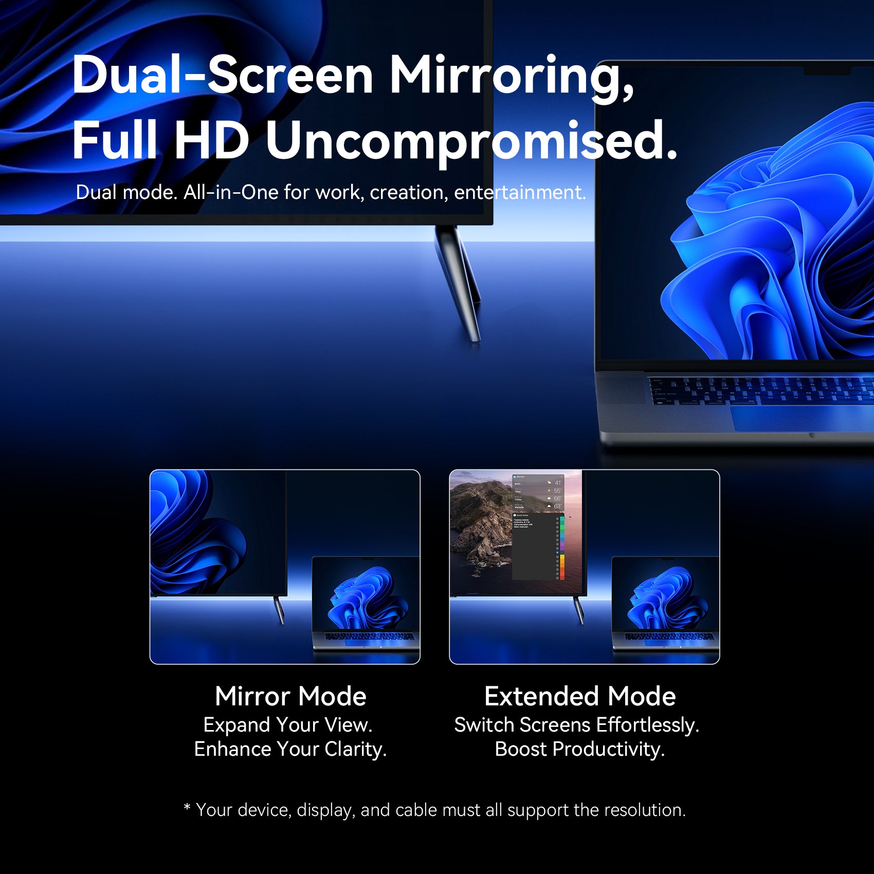 Vention 16K USB-C to DisplayPort Cable