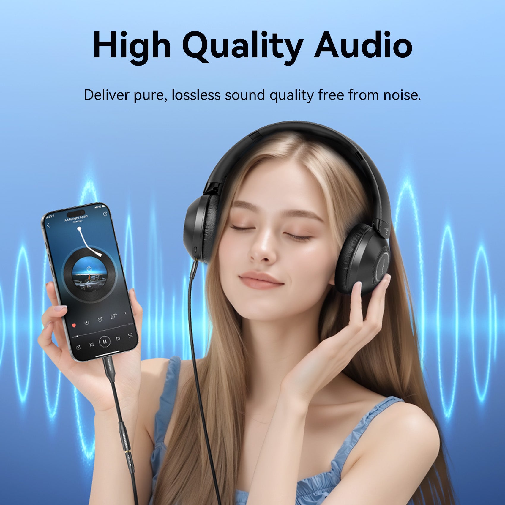 Vention USB-C Male to 3.5mm Female Audio Adapter