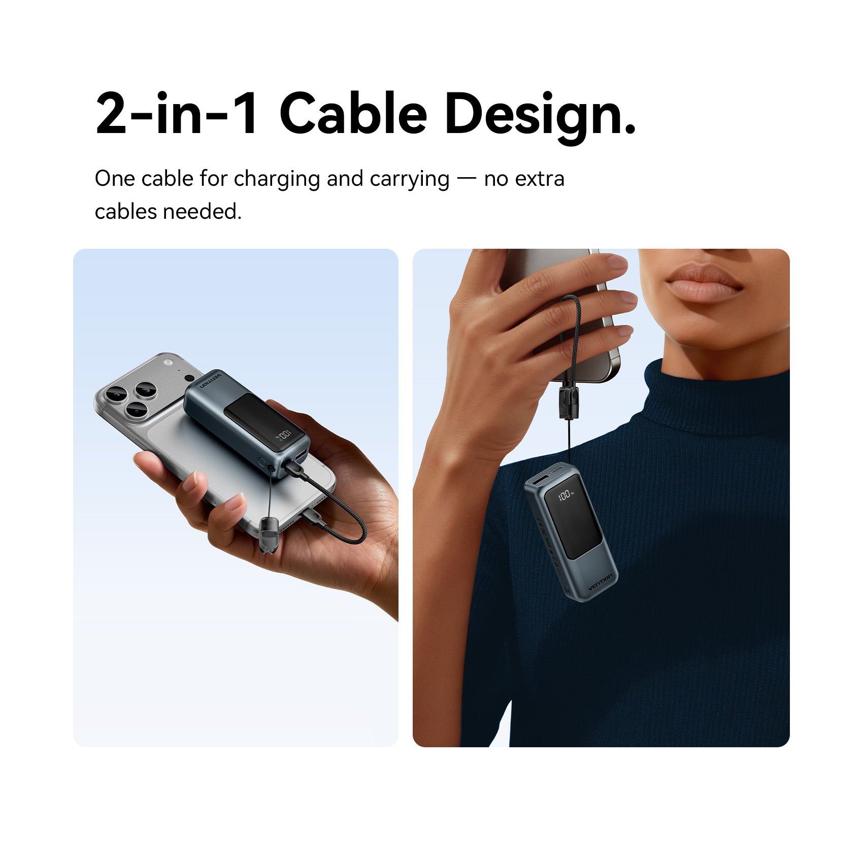 Vention Mini 10000mAh Power Bank 22.5W