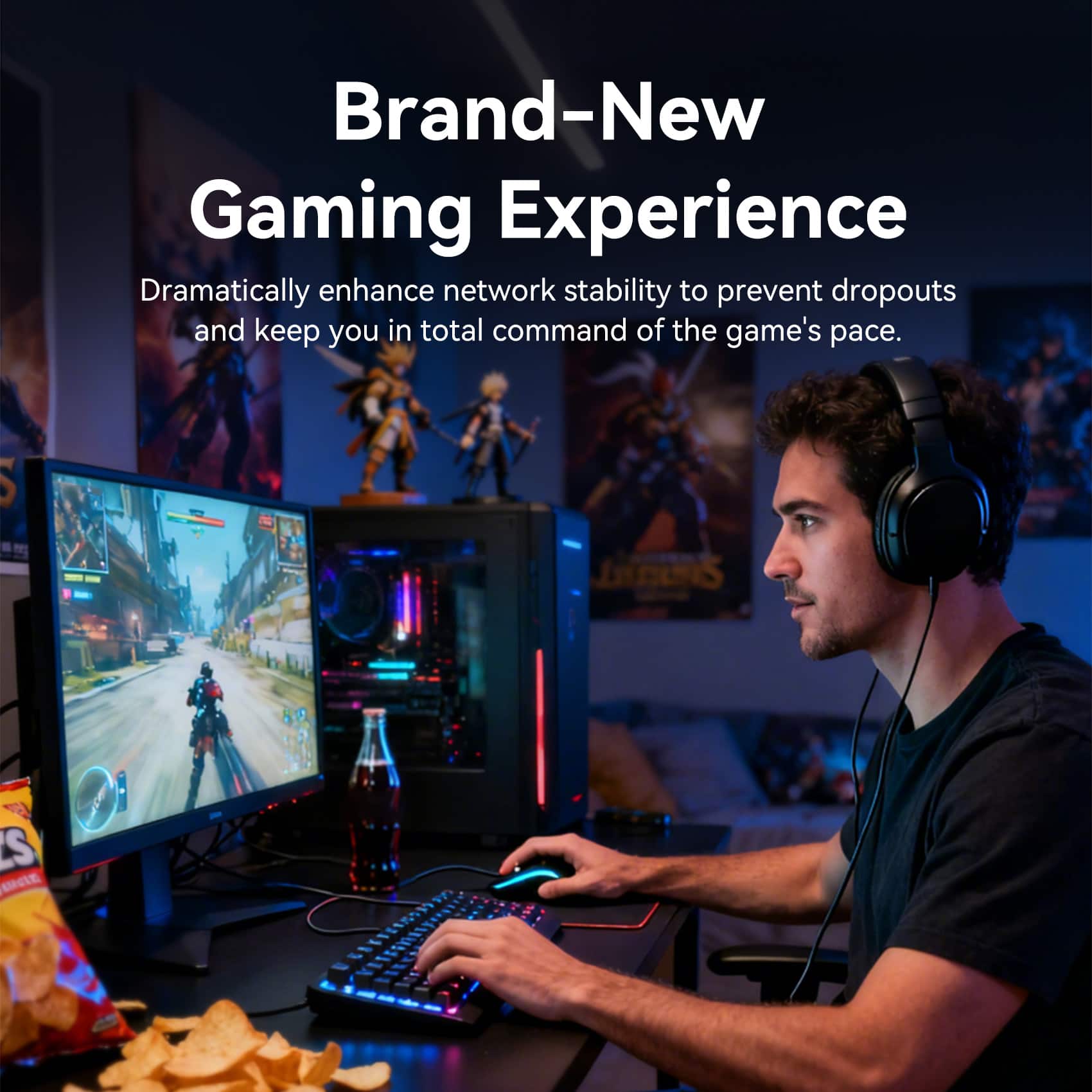 Vention Flat Cat8 Ethernet Patch Cable