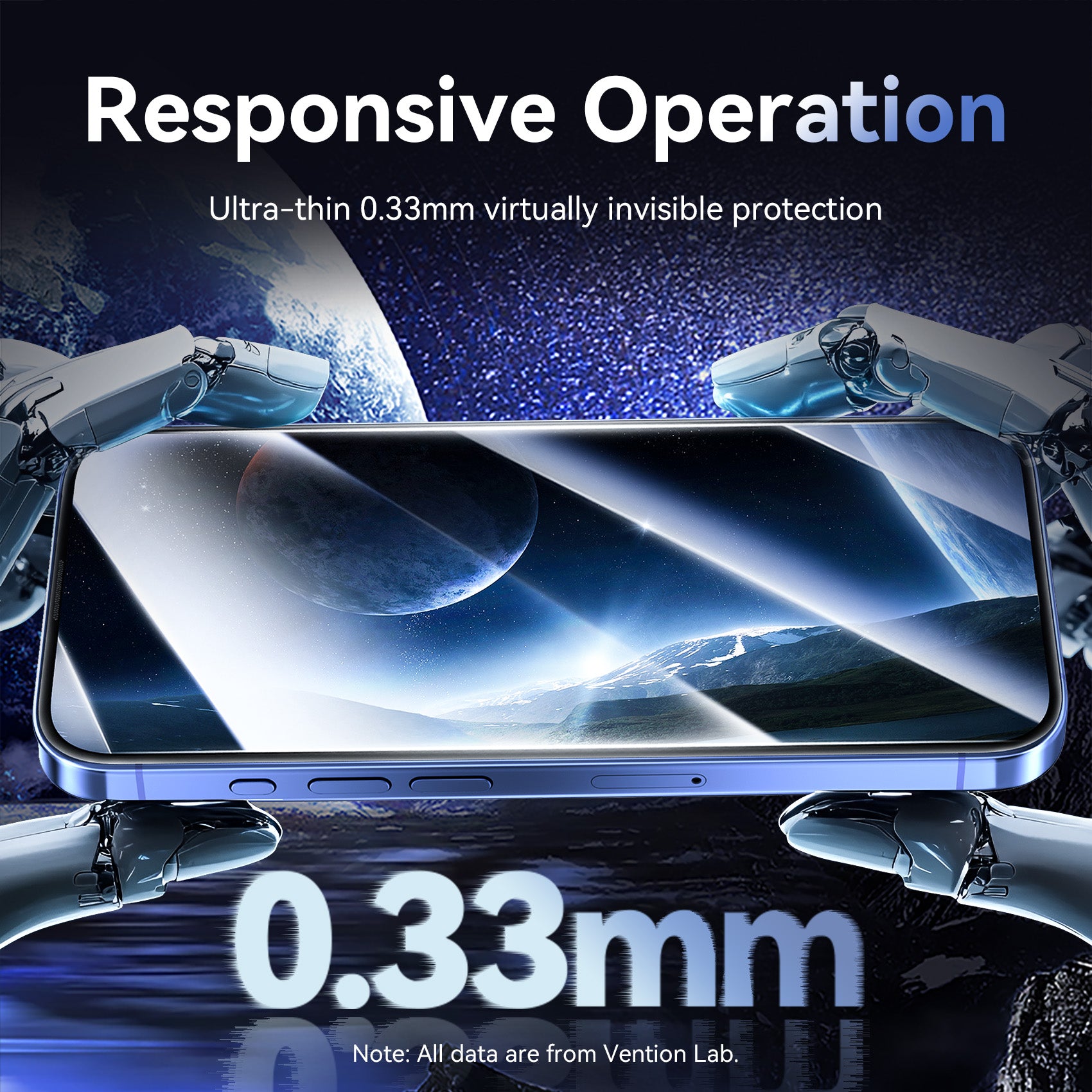 Vention HD Tempered Glass Screen Protector for iPhone 17/iPhone 17 Air/ iPhone 17 Pro/ iPhone 17 Pro