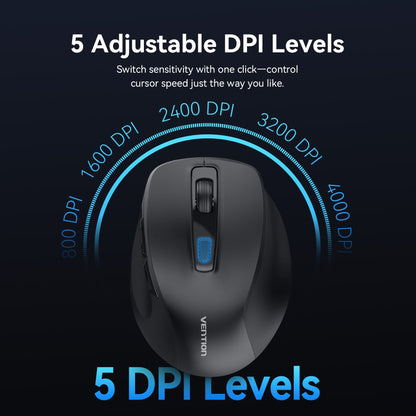 Vention 2.4G Wireless Ergonomic Mouse