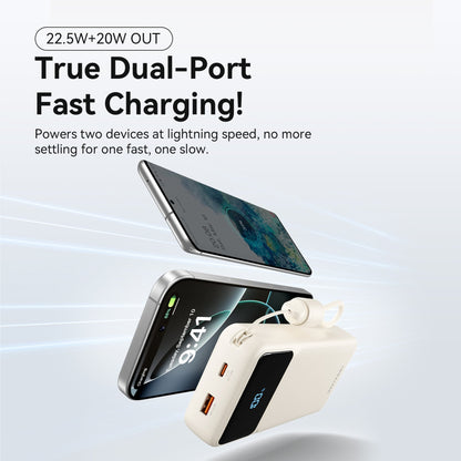 <tc>Vention</tc> Batería externa de 20000 mAh (USB-C + USB-A) con cable integrado de 22,5 W