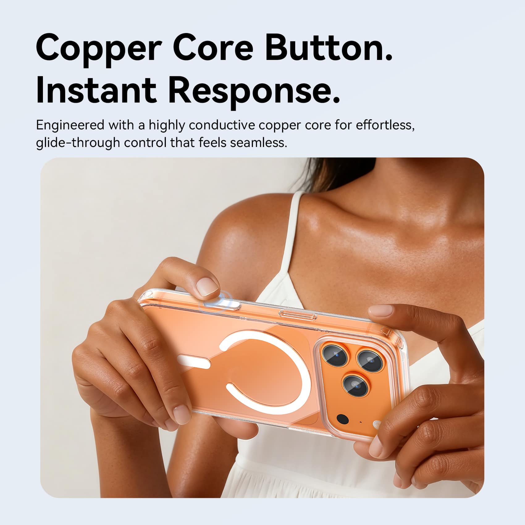 Vention Concise Impact Case for iPhone 17 with MagSafe Transparent