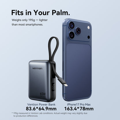 Vention 10000mAh Mini Power Bank 45W - Vention