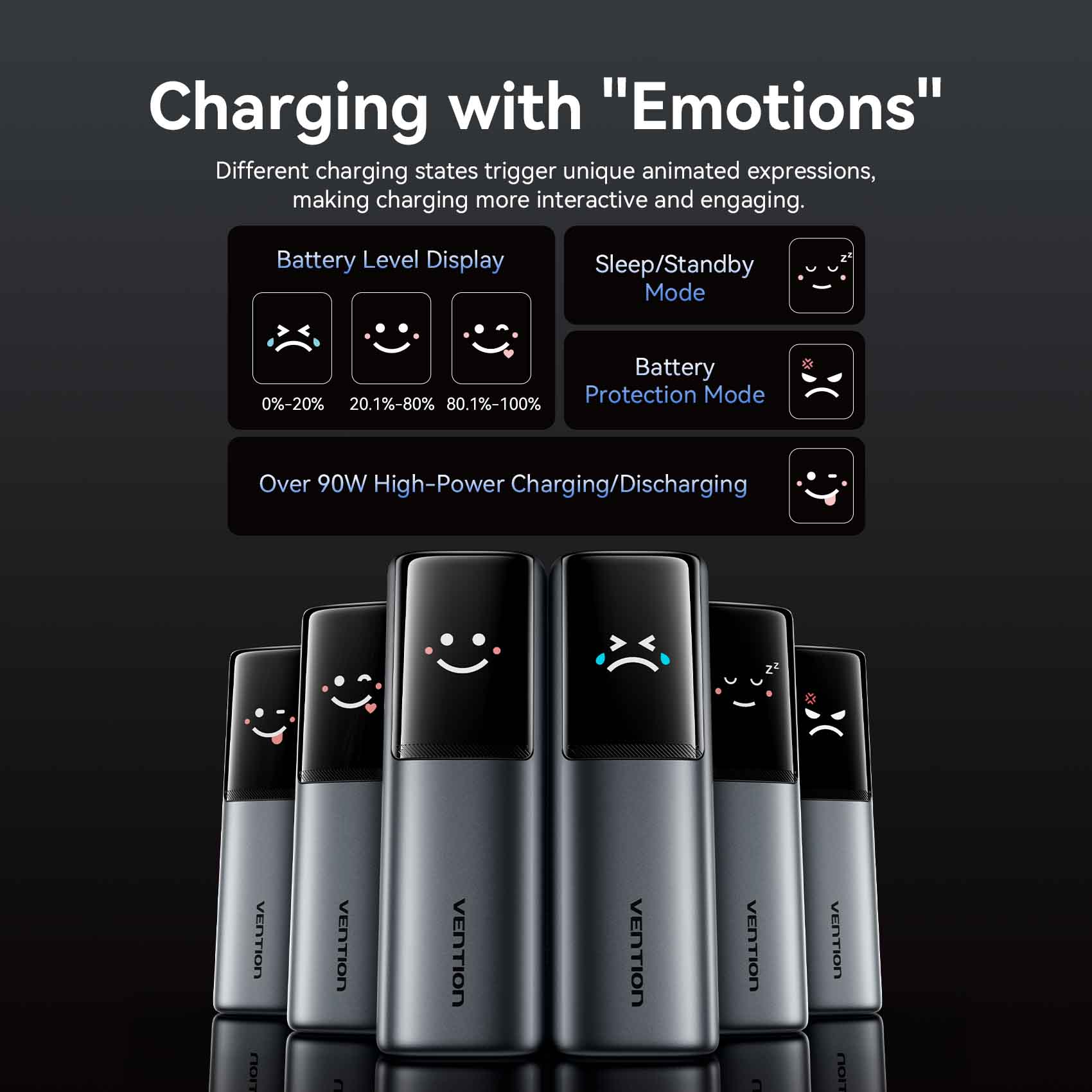 Vention 27000mAh AI Power Bank