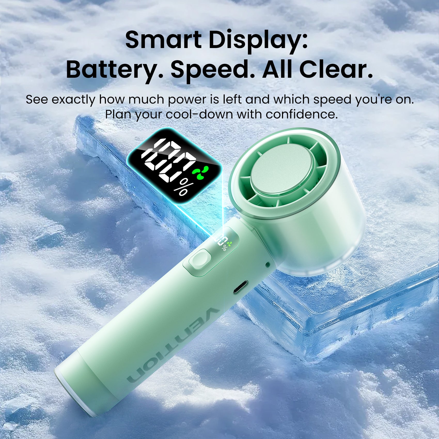 Vention Ultra-Light Foldable Handheld Fan