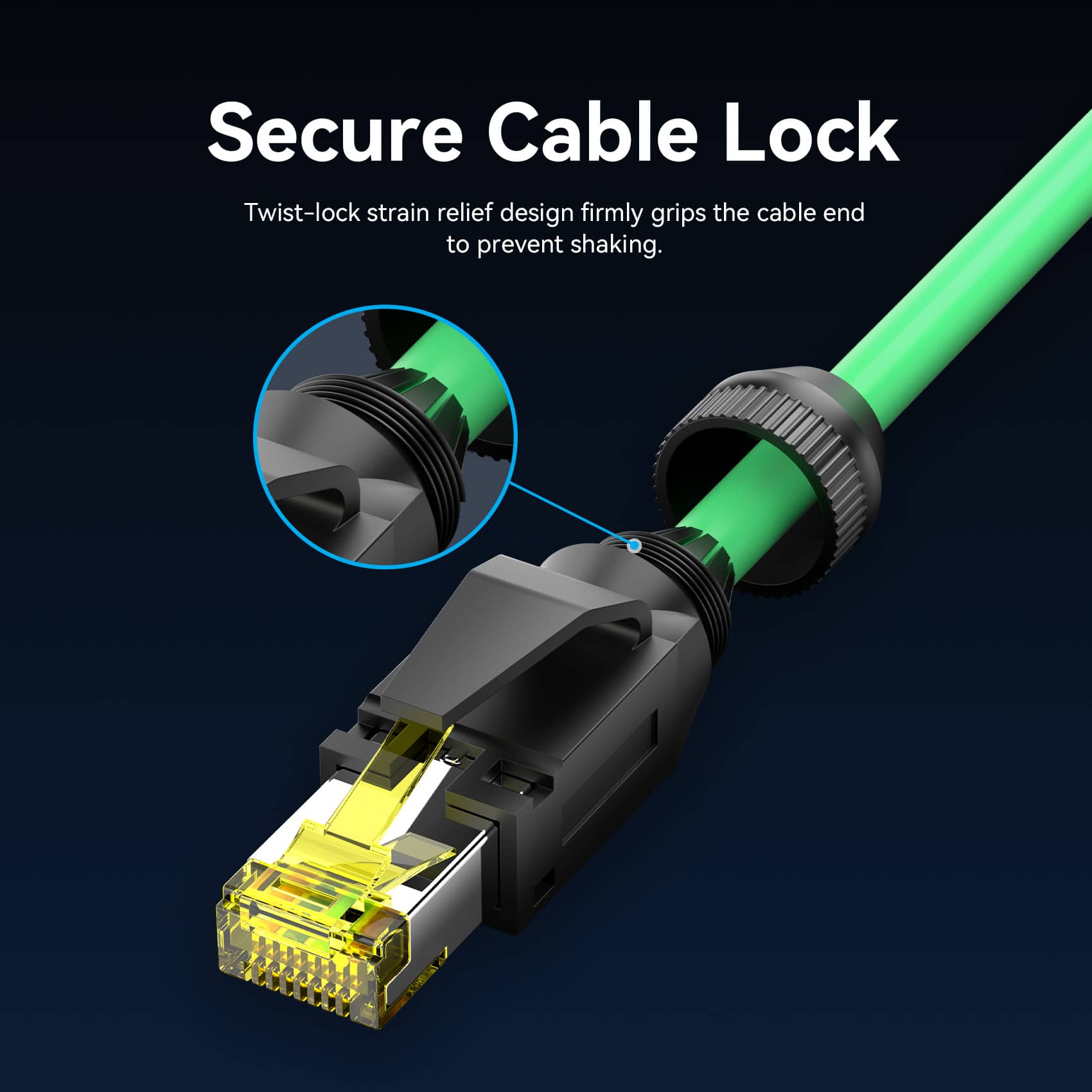 Vention Cat6A SFTP Ethernet Patch Cable