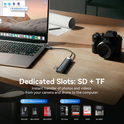 Vention 6'sı 1 arada USB-C Bağlantı İstasyonu