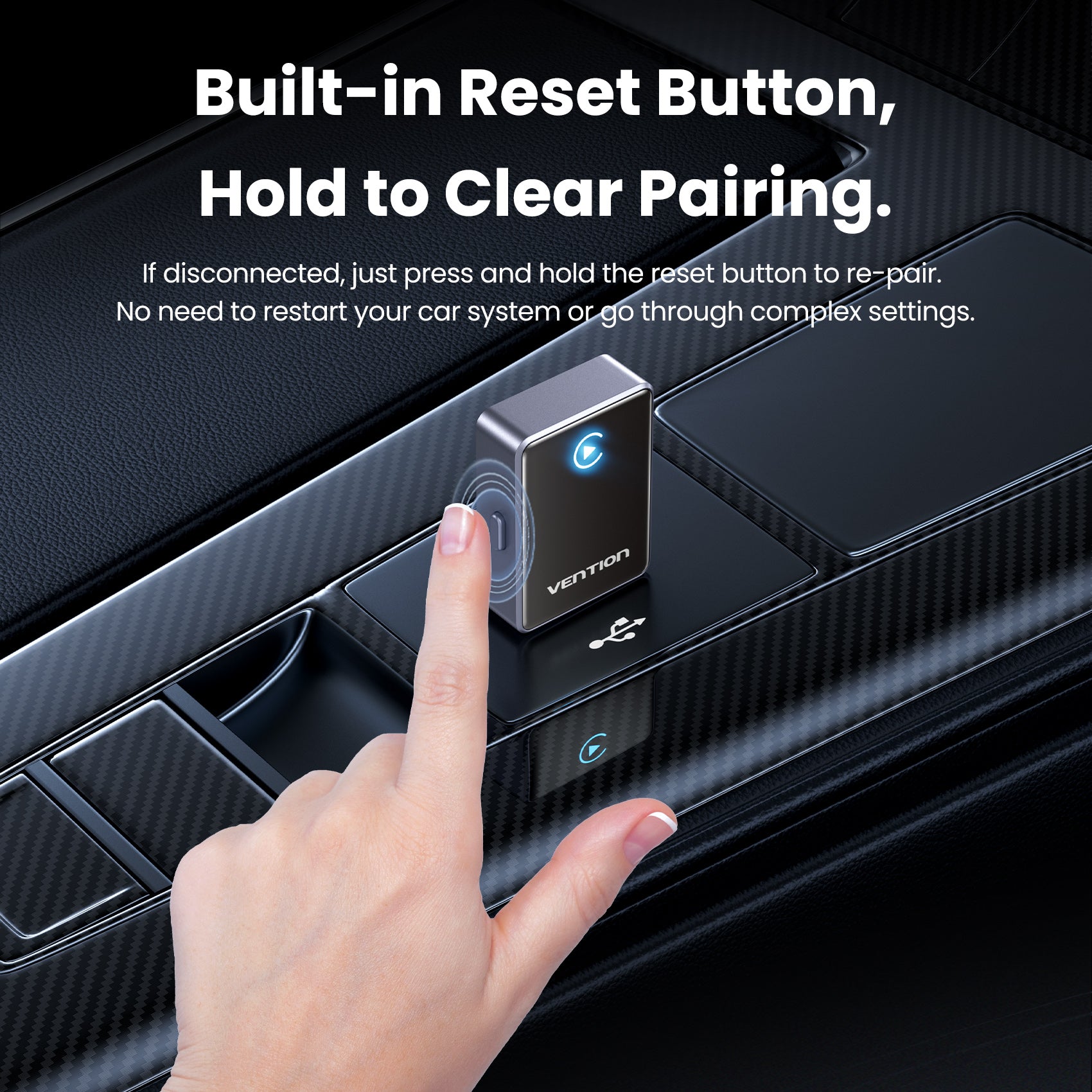 Vention Wireless CarPlay Adapter