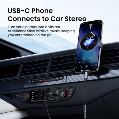 Vention USB-C Male to 3.5mm Female Audio Adapter