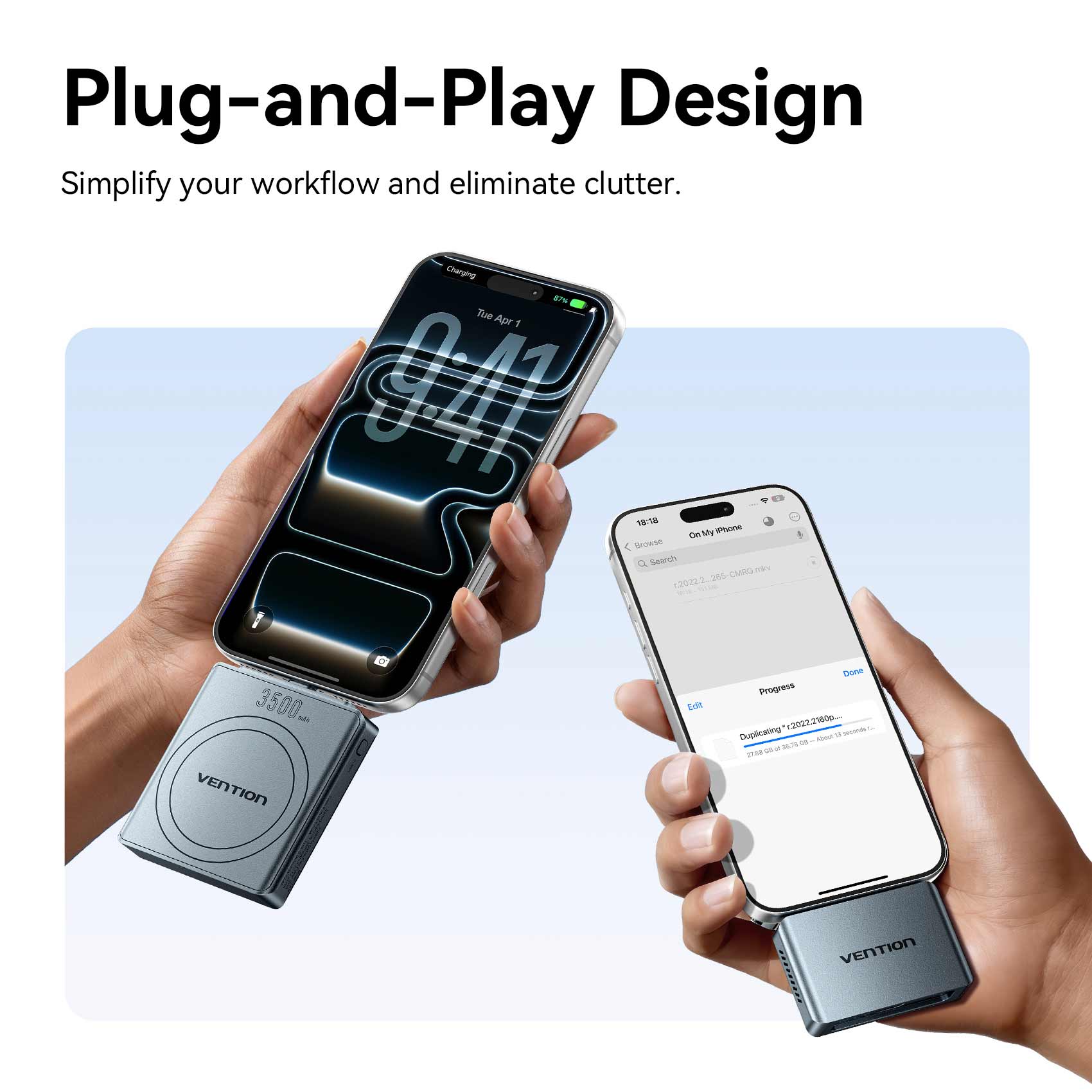 Vention M.2 NVMe Cable-Free SSD Enclosure