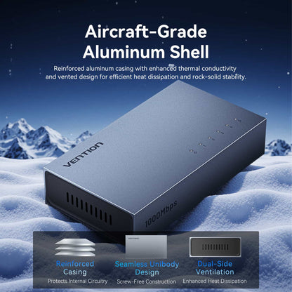 Vention 5-Port 1000Mbps Ethernet Switch