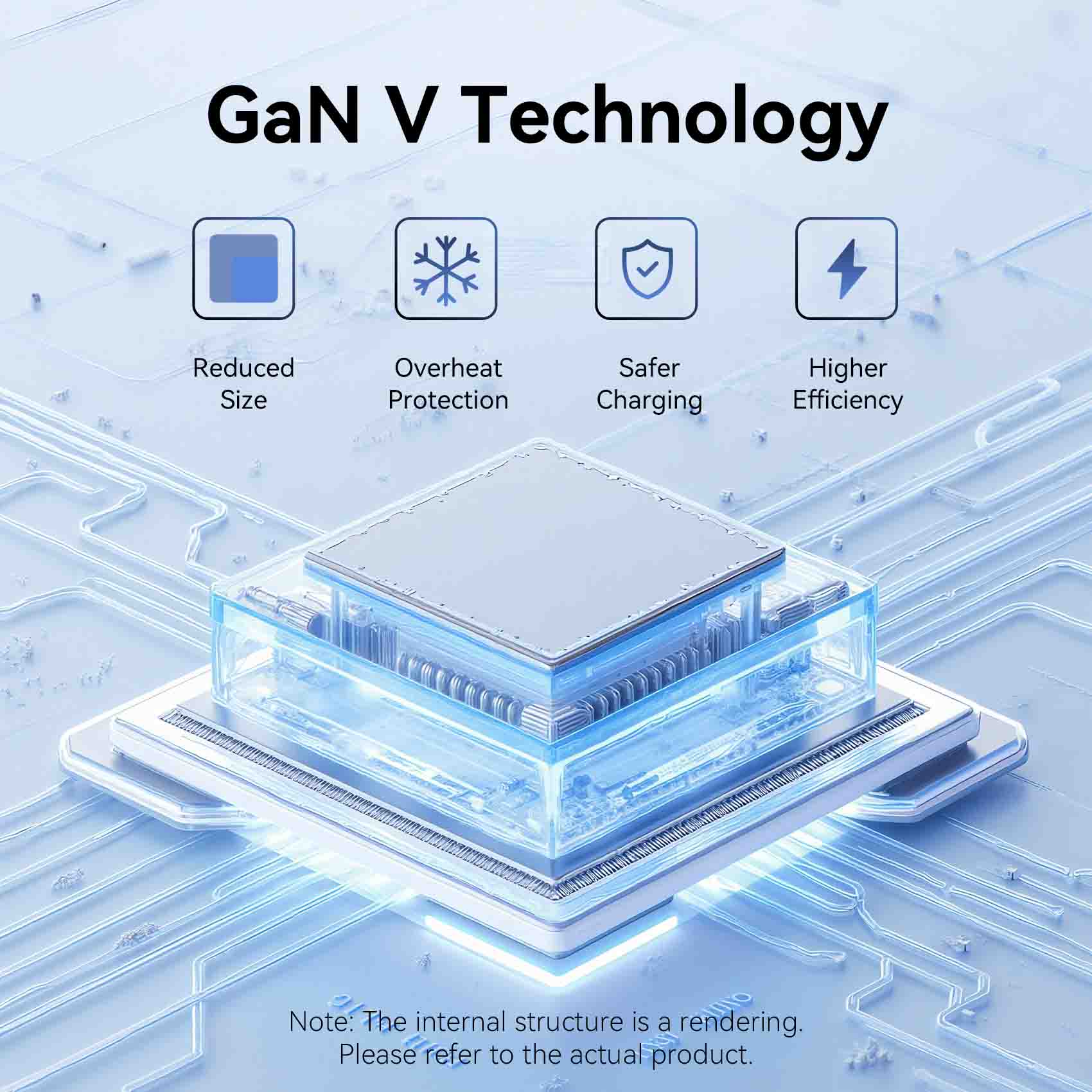Vention 4-Port USB (C + C + A + A) GaN Charger (30W/20W/18W/18W) EU-Plug