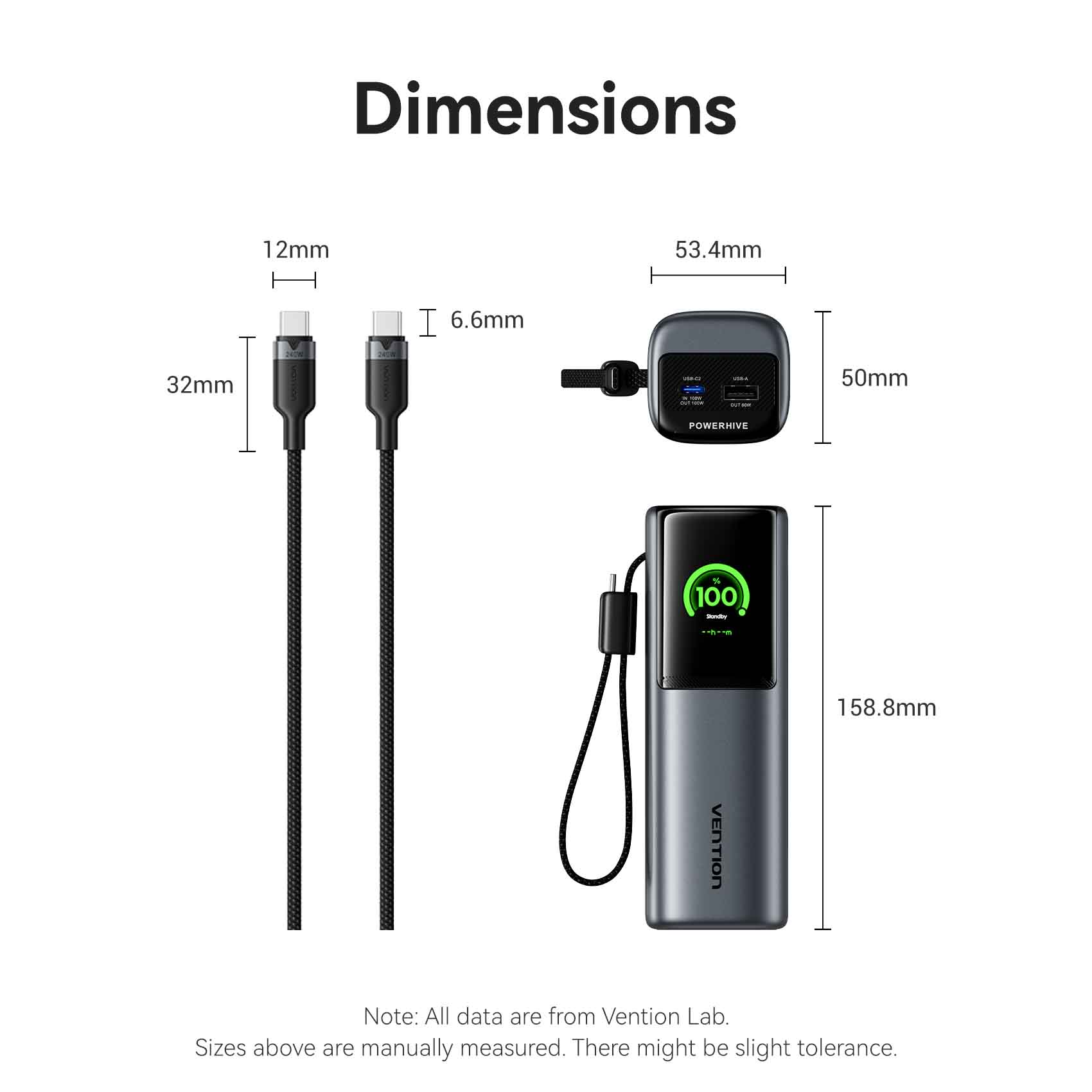 Vention 27000mAh AI Power Bank