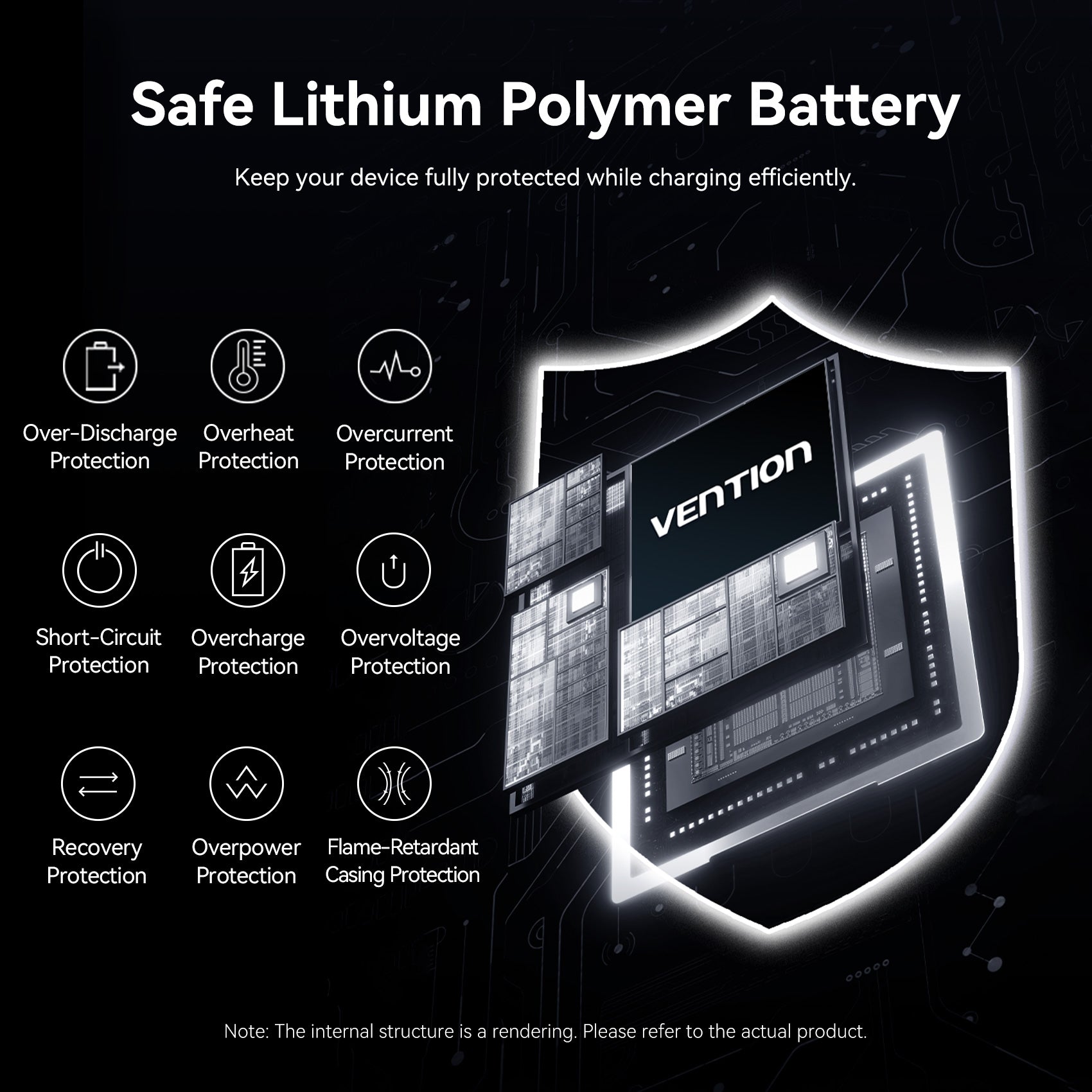 <tc>Vention</tc> 20000mAh 移动电源 45W