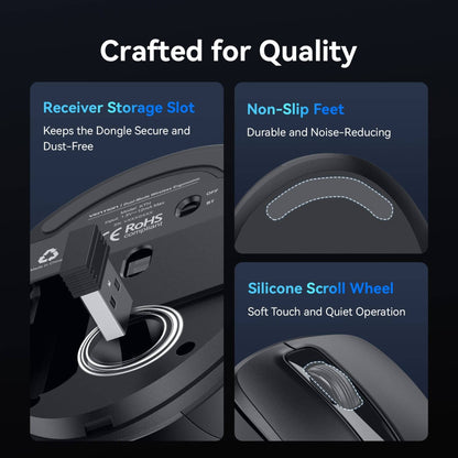 Vention 2.4G Wireless Ergonomic Mouse