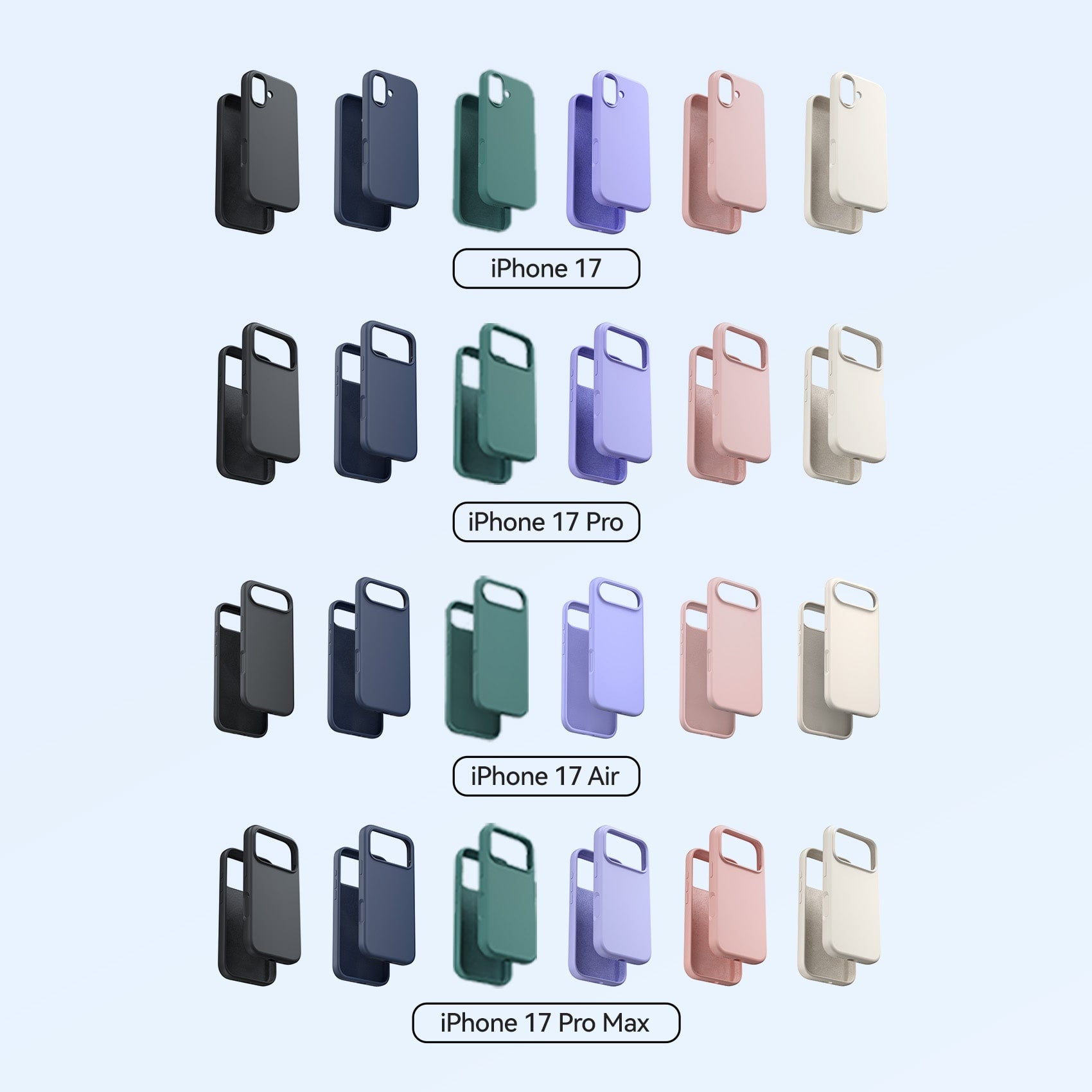 Vention Liquid Silicone Case for iPhone 17 Pro with MagSafe