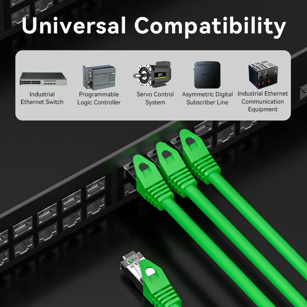 <tc>Vention</tc> Соединительный кабель Ethernet Cat6A SFTP