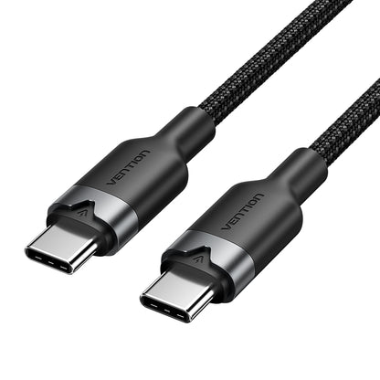 <tc>Vention</tc> Cable USB 2.0 Tipo-C macho a Tipo-C macho 3A de aleación de aluminio.
