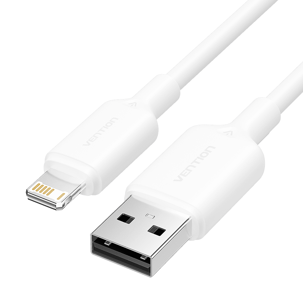 USB 2.0 Type-A Male to Lightning Male 2.4A Cable
