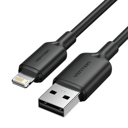 USB 2.0 Type-A Male to Lightning Male 2.4A Cable