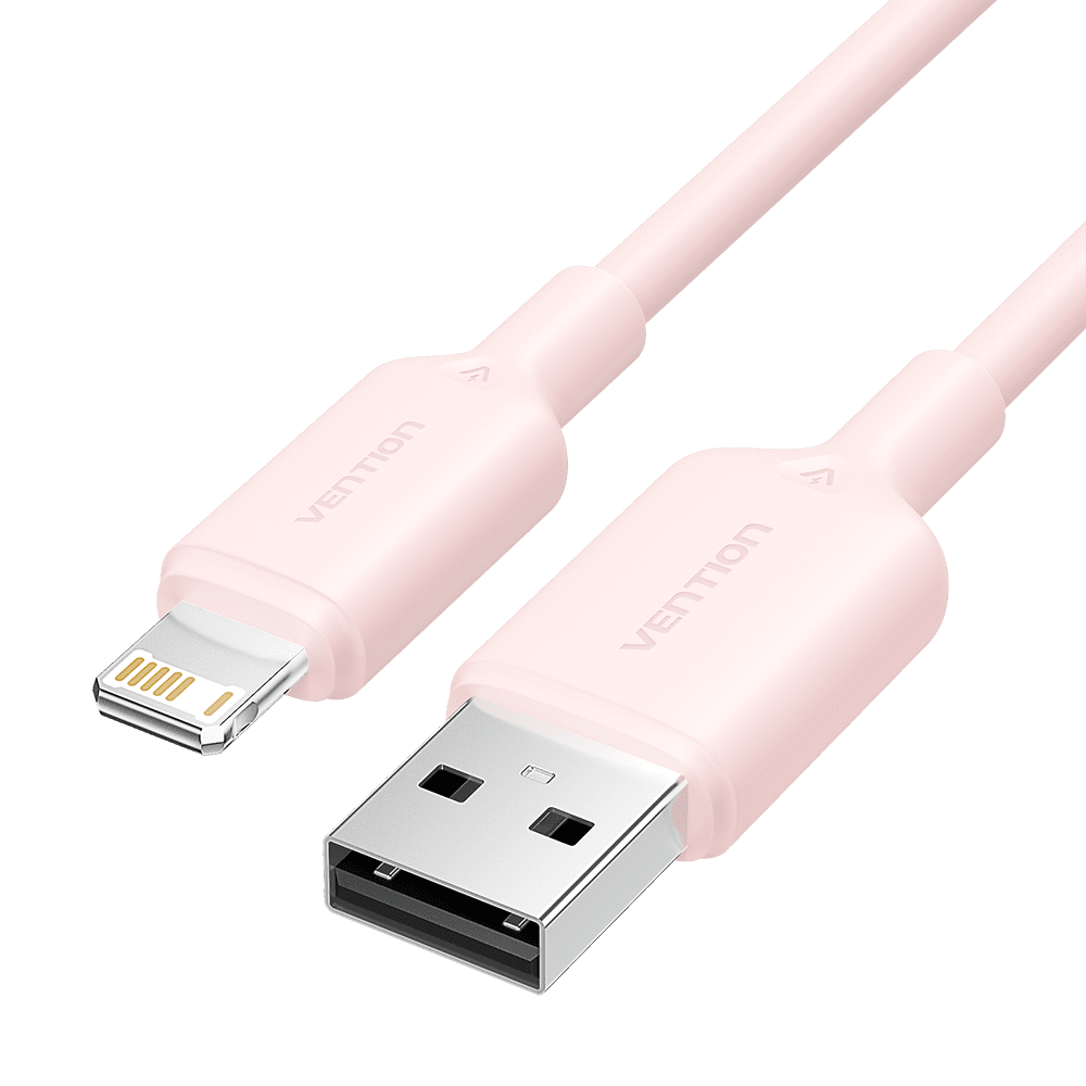 USB 2.0 Type-A Male to Lightning Male 2.4A Cable