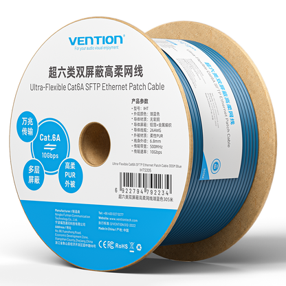 Vention Ultra-Flexible Cat6A SFTP Ethernet Patch Cable