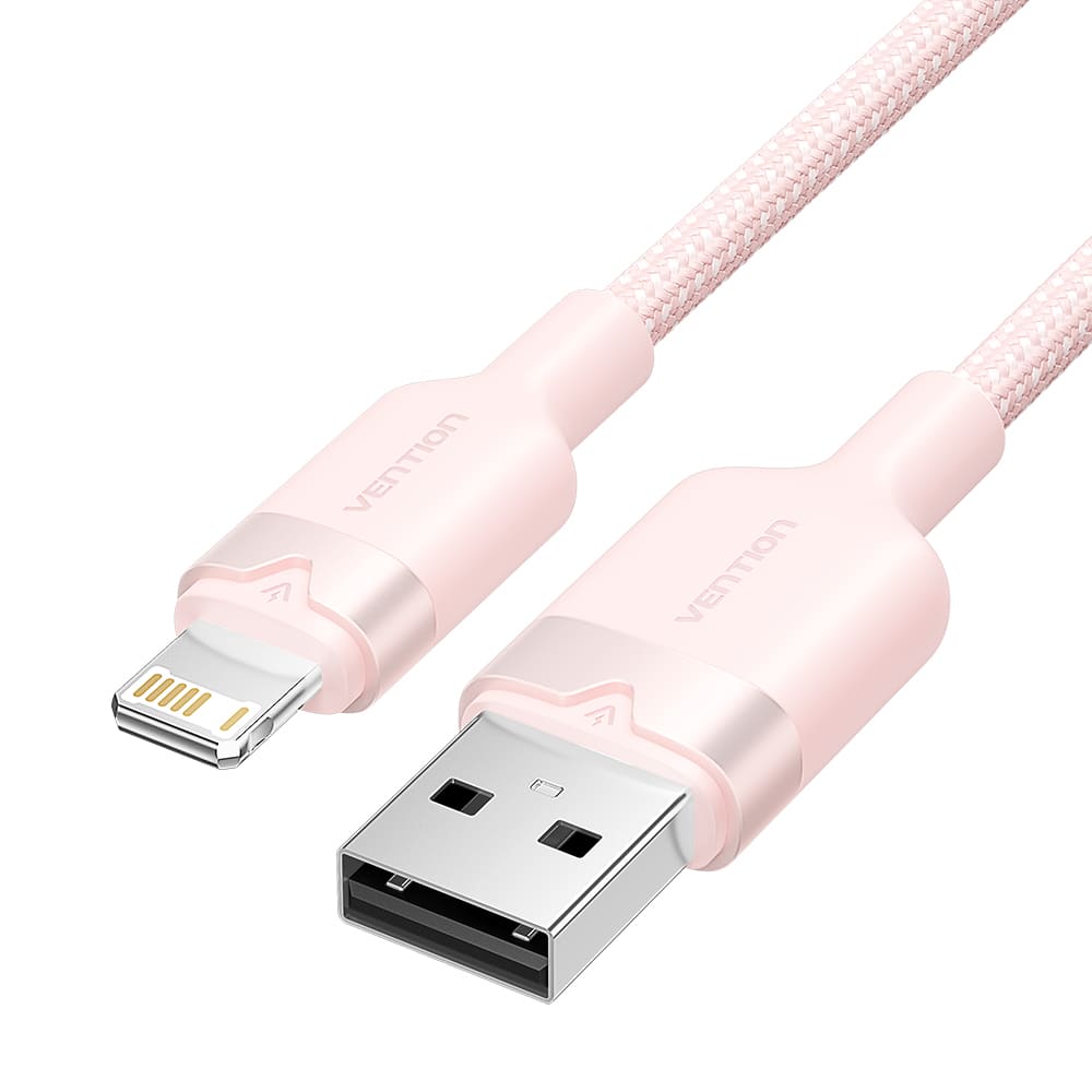 USB 2.0 Type-A Male to Lightning Male 2.4A Cable