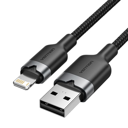 Vention USB 2.0 Type-A Male to Lightning Male 2.4A Cable Aluminum Alloy Type