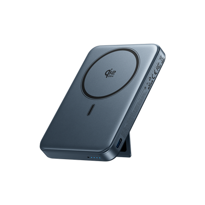 <tc>Vention</tc> Batería externa magnética inalámbrica Qi2.2 de 10000 mAh (USB-C + USB-C/Inalámbrica) de 45 W, color gris.
