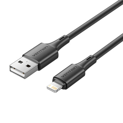 <tc>Vention</tc> Cable USB 2.0 tipo A macho a Lightning macho 2.4A 0.25M PVC negro tipo