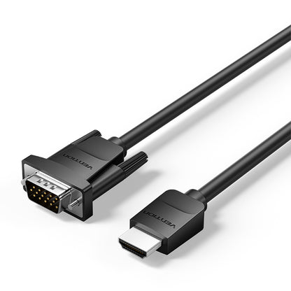 Vention HDMI™-A Erkek - VGA Erkek HD Kablo Siyah