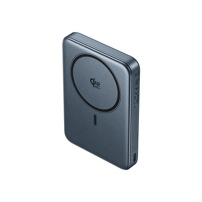 <tc>Vention</tc> Batería externa magnética inalámbrica Qi2.2 de 10000 mAh (USB-C + USB-C/Inalámbrica) de 45 W, color gris.
