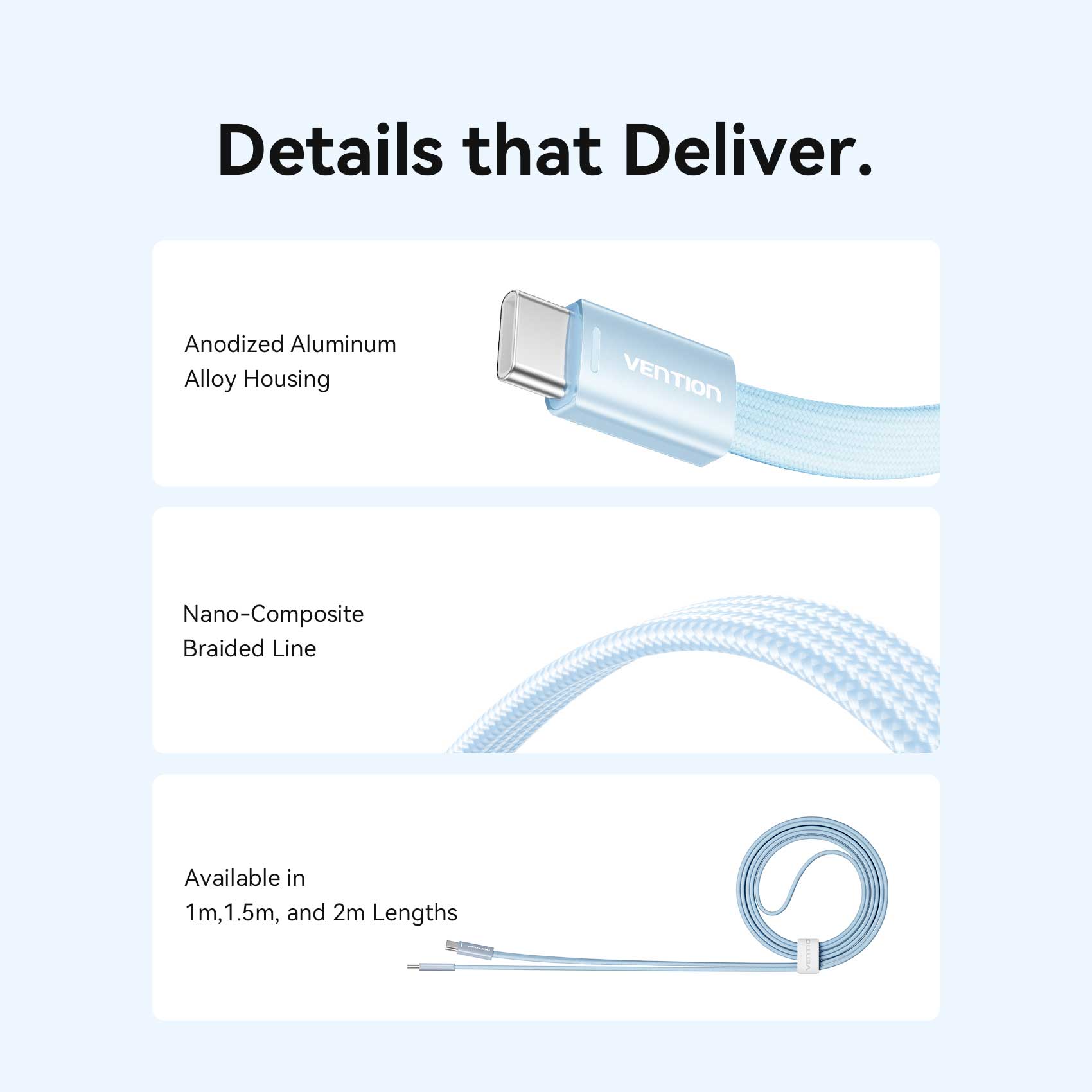 Vention USB 2.0 Type-C Cable