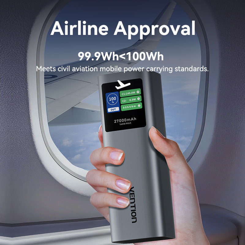 Vention 27000mAh Power Bank 140W