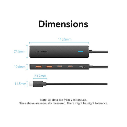 Vention 5-in-1 USB 3.2 Gen 2 Hub