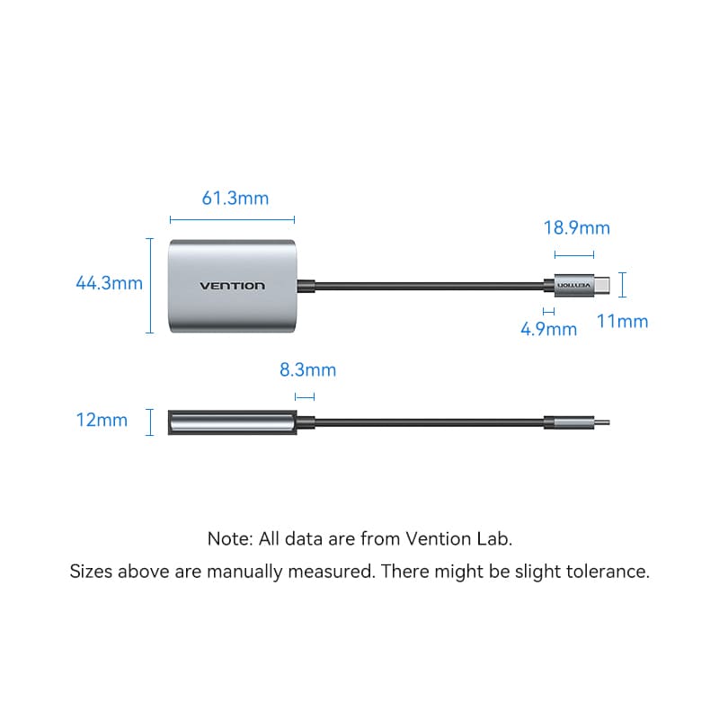 USB-C to Dual HDMI MST Adapter 0.15M