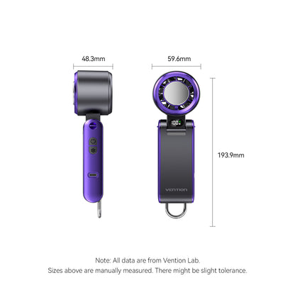 <tc>Vention</tc> Ventilateur de refroidissement portable pliable à grande vitesse
