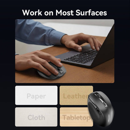 Vention Dual-Mode Wireless Ergonomic Mouse