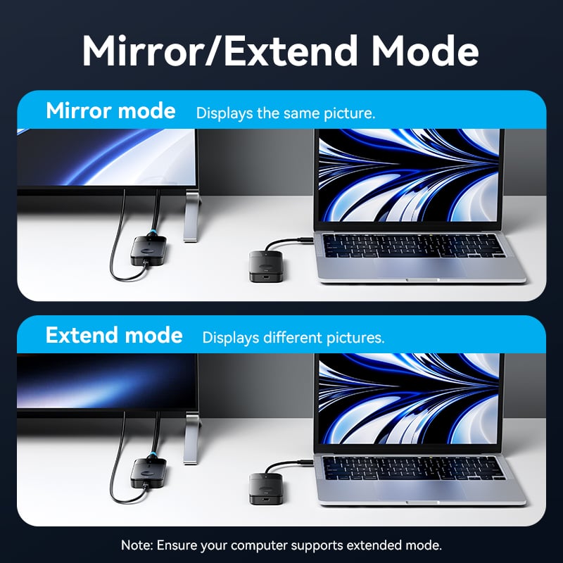 Vention Wireless USB-C to HDMI™ Transmitter and Receiver