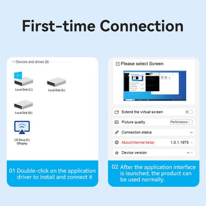 USB-C + USB-A to HDMI Adapter 0.15M Gray Aluminium Alloy Type