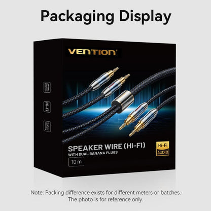 Vention Speaker Wire (Hi-Fi) with Dual Banana Plugs