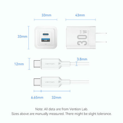 Vention 30W GaN Charging Kit