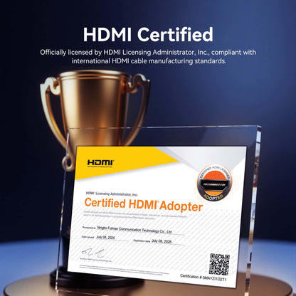 Vention HDMI™-A Male to Male 4K HD Right Angle Cable 90 Degree
