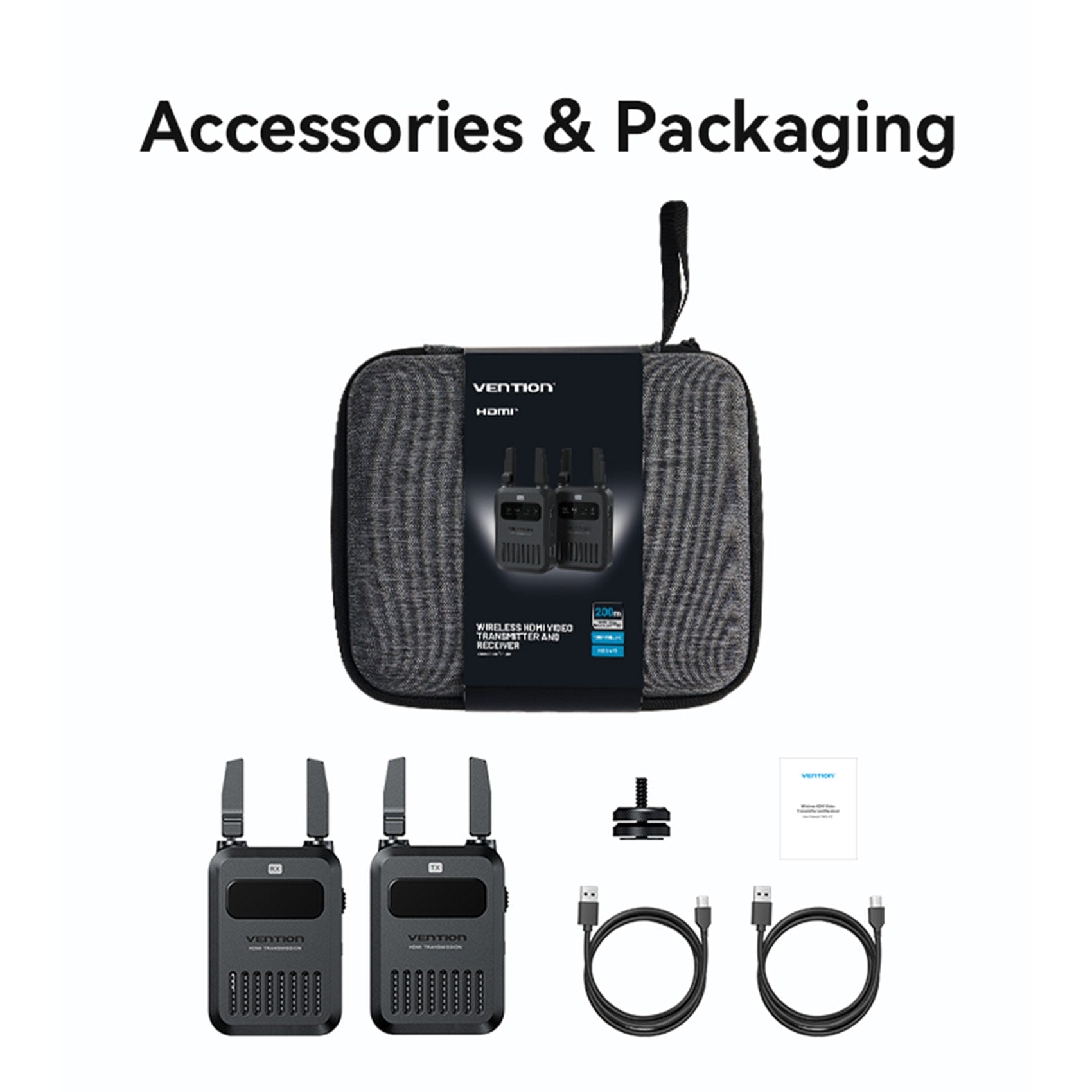 Vention Wireless HDMI Video Transmitter and Receiver